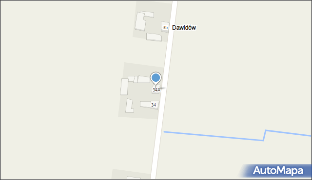 Brzozów Nowy, Brzozów Nowy, 34A, mapa Brzozów Nowy