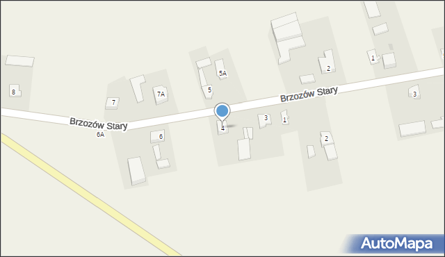 Brzozów Nowy, Brzozów Nowy, 4, mapa Brzozów Nowy