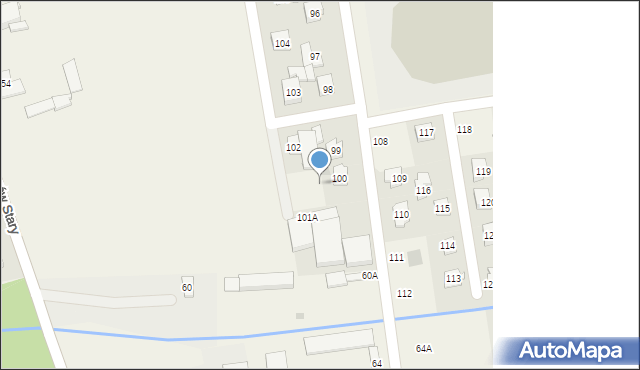 Brzozów Stary, Brzozów Stary, 101, mapa Brzozów Stary