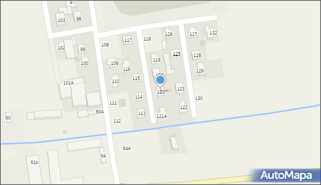 Brzozów Stary, Brzozów Stary, 121, mapa Brzozów Stary