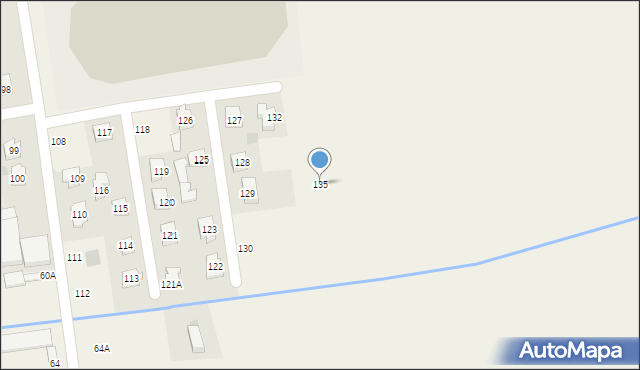 Brzozów Stary, Brzozów Stary, 135, mapa Brzozów Stary