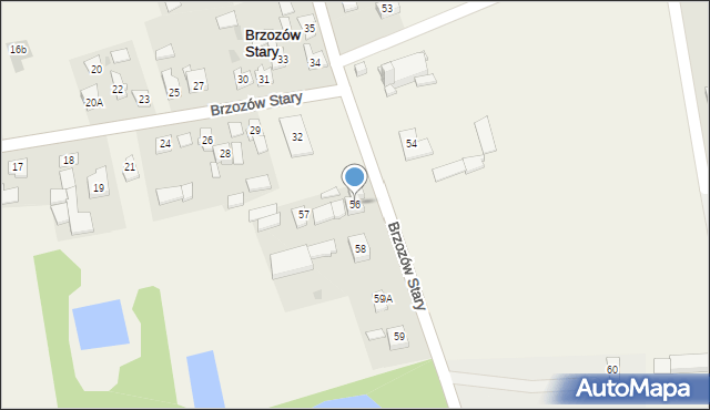Brzozów Stary, Brzozów Stary, 56, mapa Brzozów Stary