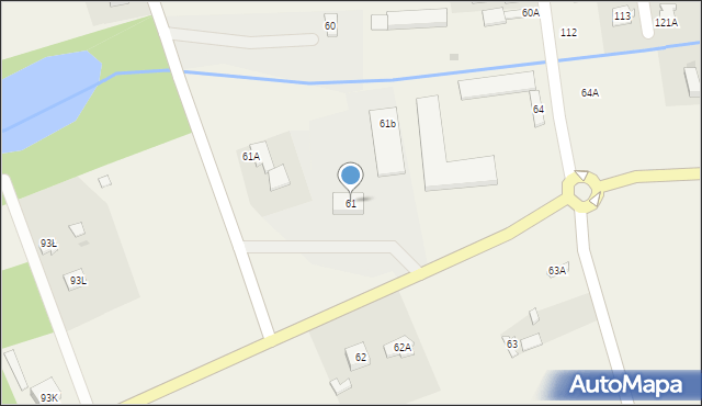 Brzozów Stary, Brzozów Stary, 61, mapa Brzozów Stary