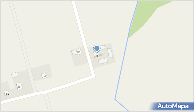 Brzozów Stary, Brzozów Stary, 86, mapa Brzozów Stary