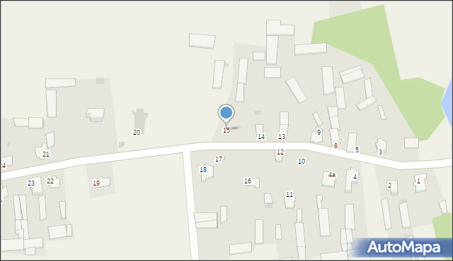 Brzozowa, Brzozowa, 15, mapa Brzozowa