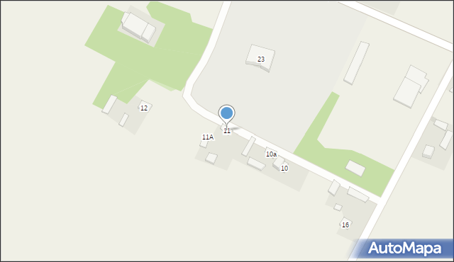 Brzozowa, Brzozowa, 11, mapa Brzozowa