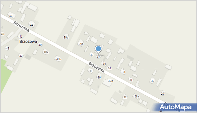 Brzozowa, Brzozowa, 37, mapa Brzozowa