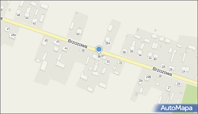 Brzozowa, Brzozowa, 35, mapa Brzozowa