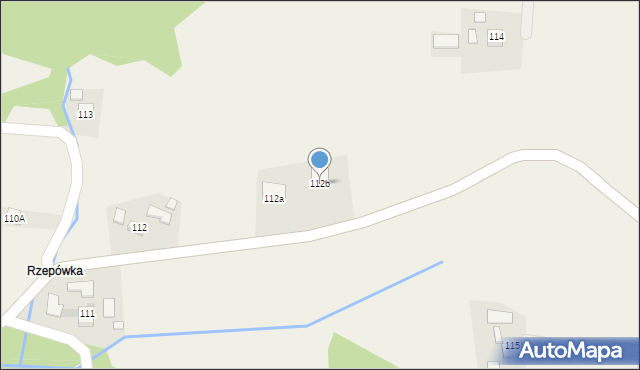 Brzozowa, Brzozowa, 112b, mapa Brzozowa