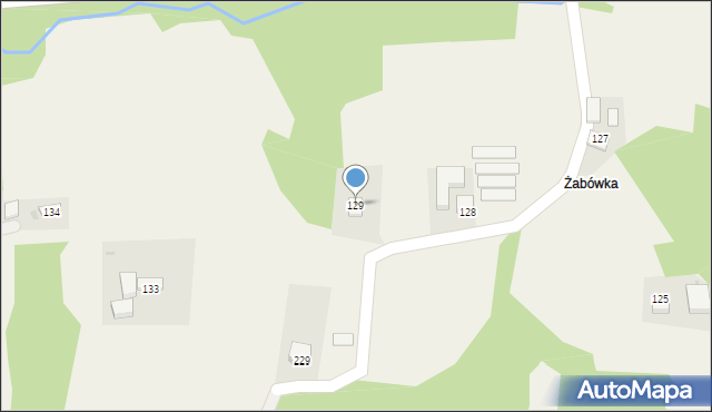 Brzozowa, Brzozowa, 129, mapa Brzozowa