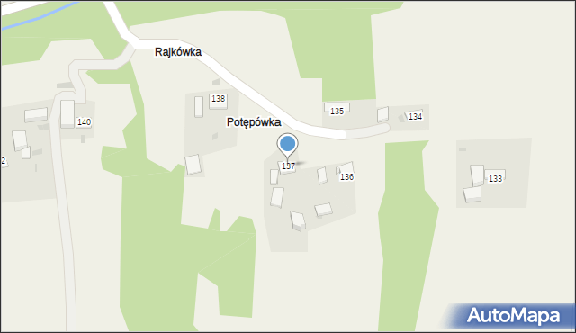 Brzozowa, Brzozowa, 137, mapa Brzozowa