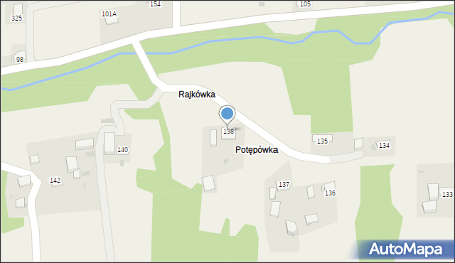 Brzozowa, Brzozowa, 138, mapa Brzozowa