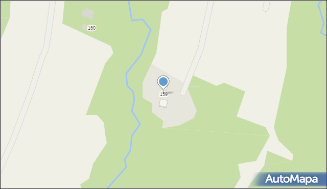 Brzozowa, Brzozowa, 159, mapa Brzozowa