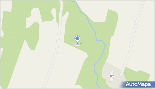 Brzozowa, Brzozowa, 160, mapa Brzozowa