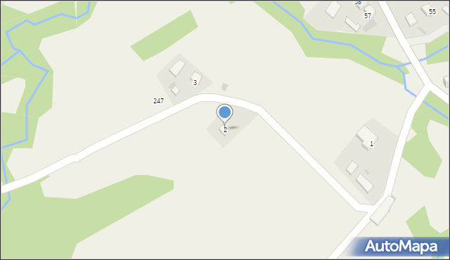 Brzozowa, Brzozowa, 2, mapa Brzozowa