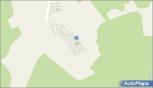 Brzozowa, Brzozowa, 232, mapa Brzozowa