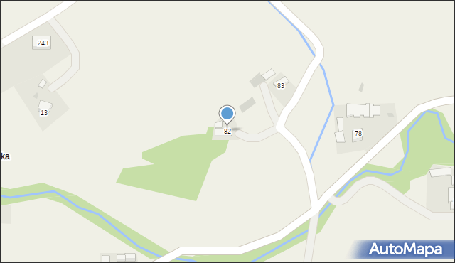 Brzozowa, Brzozowa, 82, mapa Brzozowa