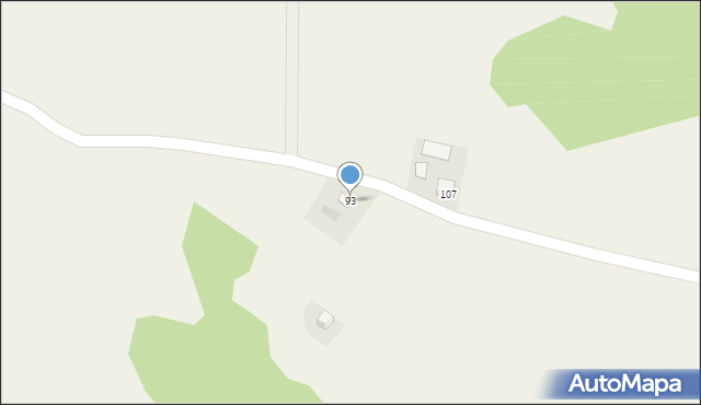 Brzozowa, Brzozowa, 93, mapa Brzozowa
