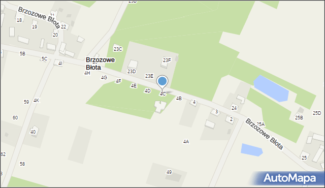 Brzozowe Błota, Brzozowe Błota, 4C, mapa Brzozowe Błota