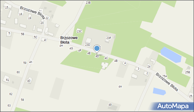 Brzozowe Błota, Brzozowe Błota, 4D, mapa Brzozowe Błota