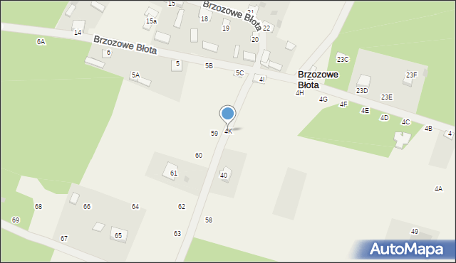 Brzozowe Błota, Brzozowe Błota, 4K, mapa Brzozowe Błota