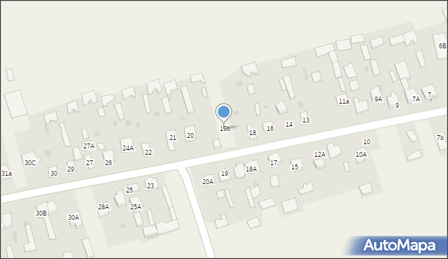 Brzozowica Duża, Brzozowica Duża, 19b, mapa Brzozowica Duża