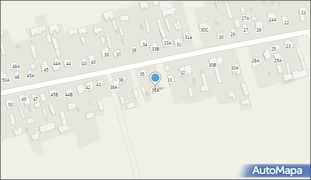 Brzozowica Duża, Brzozowica Duża, 35A, mapa Brzozowica Duża