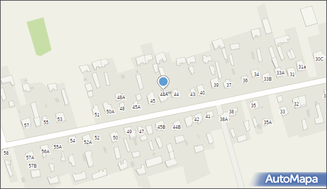 Brzozowica Duża, Brzozowica Duża, 44A, mapa Brzozowica Duża