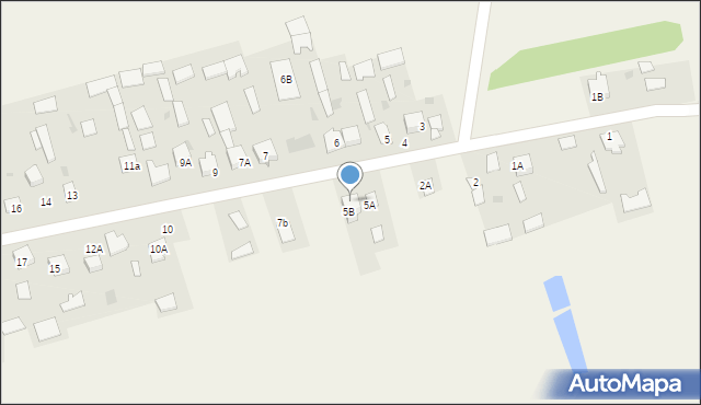 Brzozowica Duża, Brzozowica Duża, 6A, mapa Brzozowica Duża