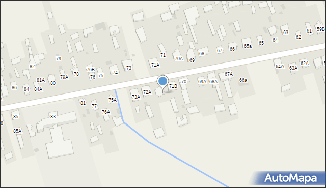 Brzozowica Duża, Brzozowica Duża, 71C, mapa Brzozowica Duża