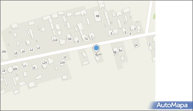 Brzozowica Duża, Brzozowica Duża, 7b, mapa Brzozowica Duża