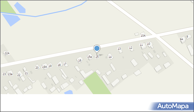 Brzozowica Mała, Brzozowica Mała, 15, mapa Brzozowica Mała
