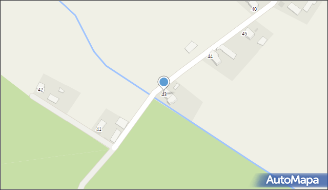 Brzozowiec, Brzozowiec, 43, mapa Brzozowiec