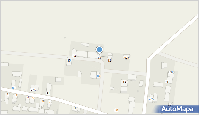 Brzozowiec, Brzozowiec, 83, mapa Brzozowiec