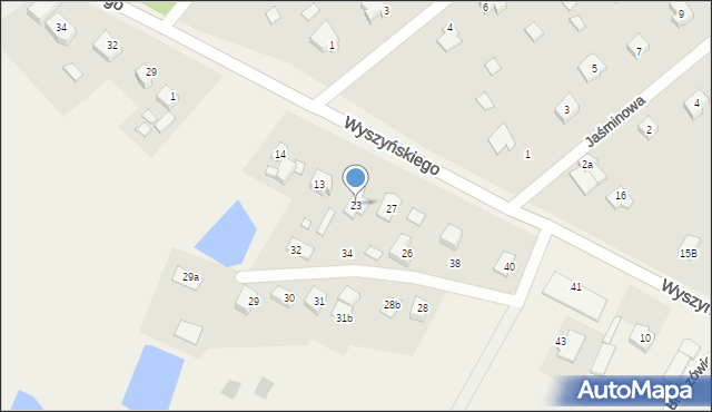 Brzozówiec, Brzozówiec, 23, mapa Brzozówiec