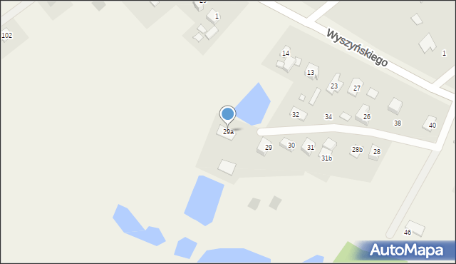 Brzozówiec, Brzozówiec, 29a, mapa Brzozówiec