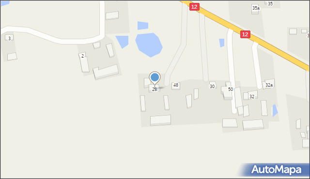 Brzozowiec, Brzozowiec, 28, mapa Brzozowiec