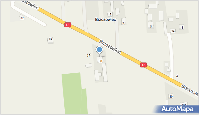 Brzozowiec, Brzozowiec, 64, mapa Brzozowiec