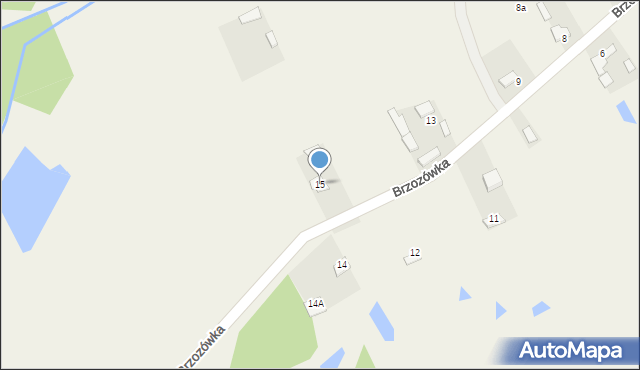 Brzozówka, Brzozówka, 15, mapa Brzozówka