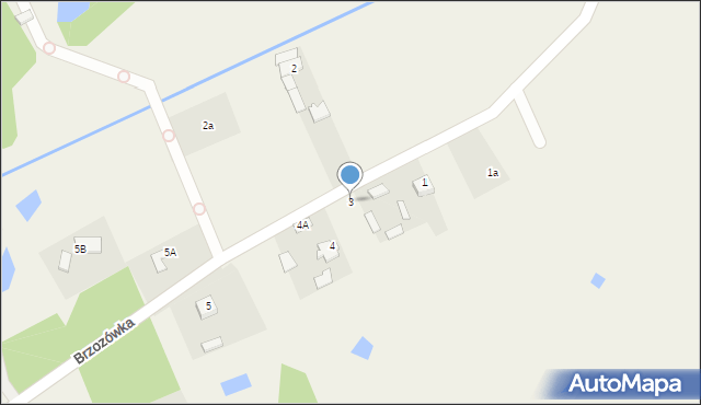 Brzozówka, Brzozówka, 3, mapa Brzozówka