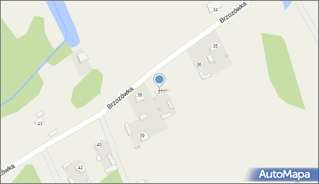 Brzozówka, Brzozówka, 37, mapa Brzozówka