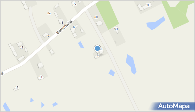 Brzozówka, Brzozówka, 7, mapa Brzozówka