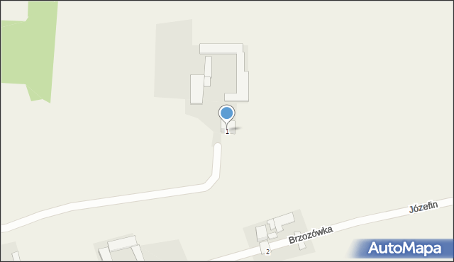 Brzozówka, Brzozówka, 1, mapa Brzozówka