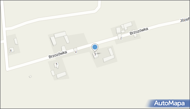 Brzozówka, Brzozówka, 3, mapa Brzozówka