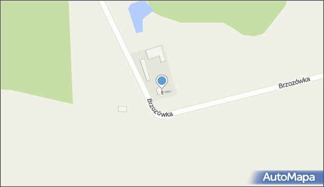 Brzozówka, Brzozówka, 8, mapa Brzozówka