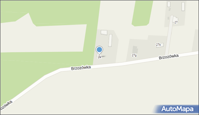 Brzozówka, Brzozówka, 24, mapa Brzozówka