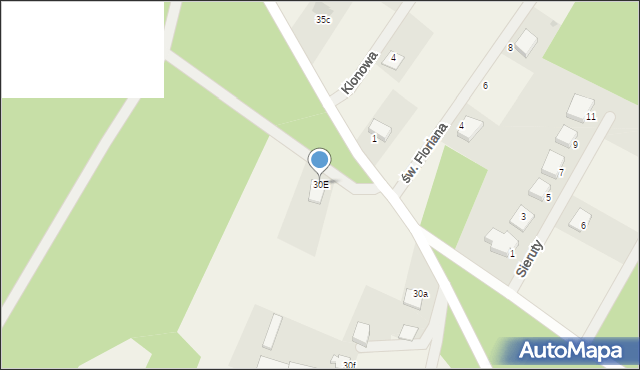 Brzozówka, Brzozówka, 30E, mapa Brzozówka