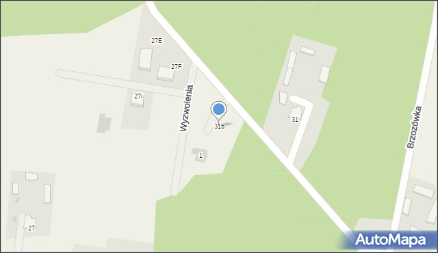 Brzozówka, Brzozówka, 31b, mapa Brzozówka
