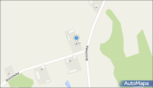 Brzozówka, Brzozówka, 40, mapa Brzozówka