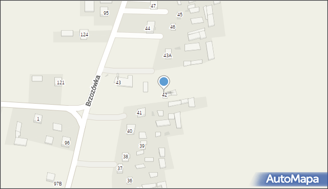 Brzozówka, Brzozówka, 42, mapa Brzozówka